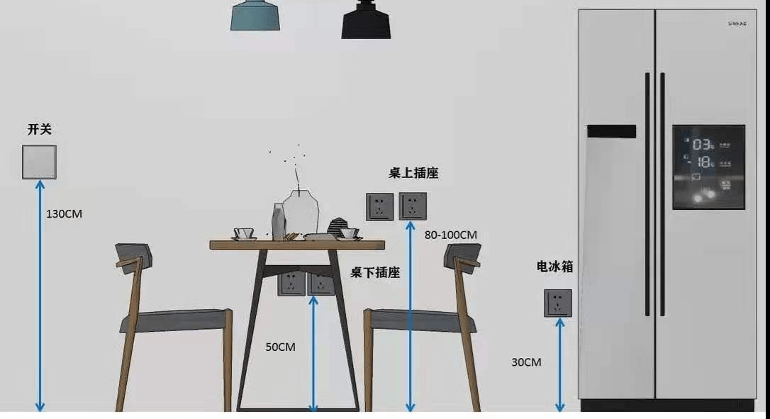 原创15张全屋开关插座布局图全程干货图文并茂学会了入住不后悔