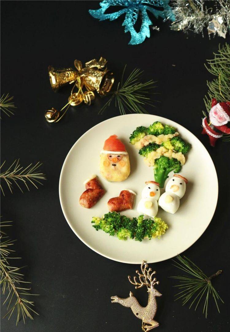 原创圣诞节做一道圣诞早餐一招搞定熊孩子