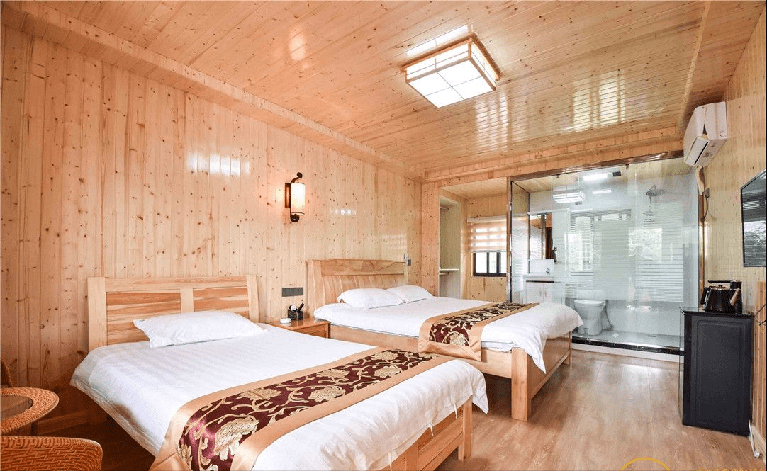 安徽太极五色谷-温馨的现代简约式民宿-环境超好