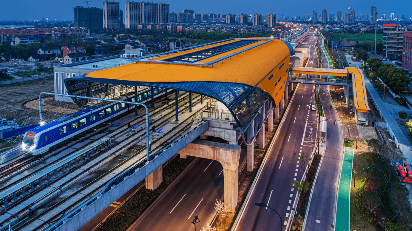 向建党100周年献礼 杭州都市圈轨道交通杭海城际铁路建成通车_海宁市