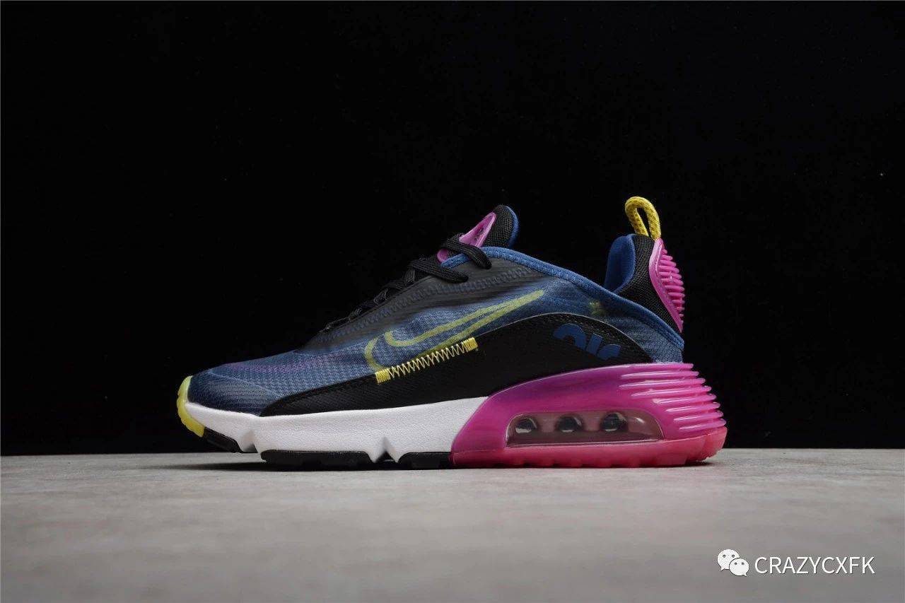耐克午夜蓝nikeairmax2090蝉翼气垫运动鞋评测