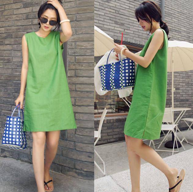 设计|炎炎夏日穿件“棉麻裙”,清爽舒适,给人一种自然大方的美感!