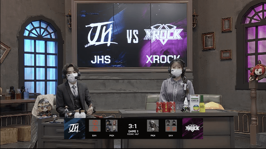 前锋|第五人格2021IVL夏季赛常规赛JHS vs XROCK 第一局