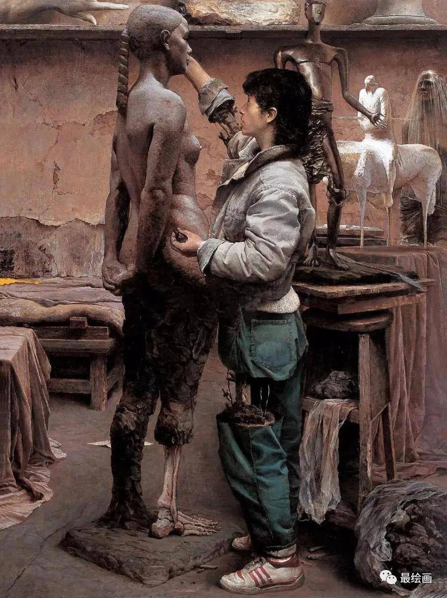 《我的梦系列》《我的梦系列》徐芒耀素描具像抽象结合,细腻写实技法