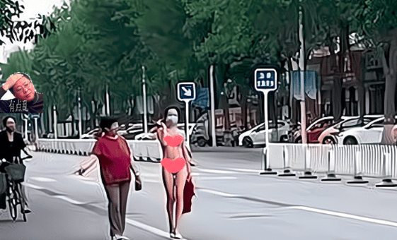 裤衩|保定“裤衩姐”衣着清凉街头漫步,大爷啧啧称奇,大妈怒目而视