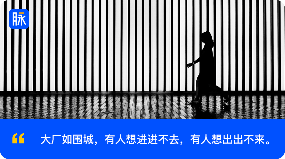 原创大厂如围城,有人想进进不去,有人想出出不来