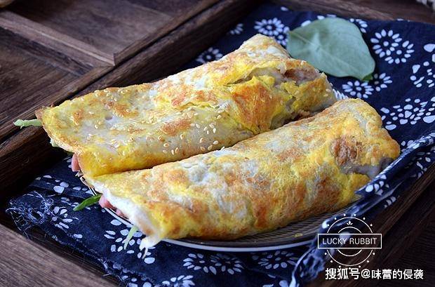 杂粮|早餐快手鸡蛋饼，5分钟搞定，健康卫生，比杂粮煎饼好吃多了