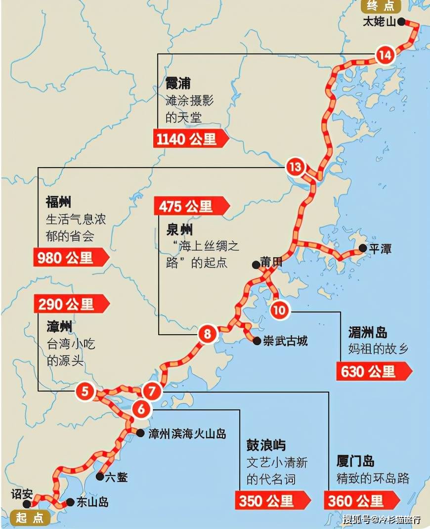 沈海高速路线图图片