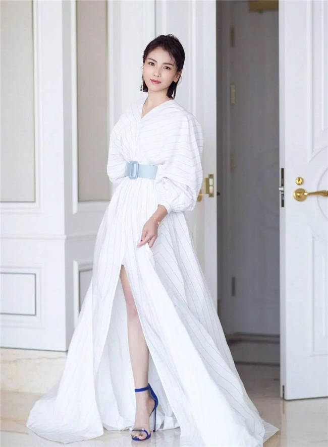 俞飞鸿|优雅迷人的衬衫裙，俞飞鸿韩雪教你来演绎，什么叫做气质如兰