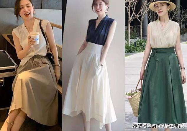短裙|讲真的，夏天穿半身裙考验的是“搭配功底”，详细方案奉上