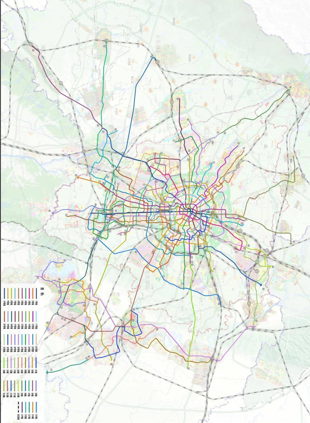 成都新版城市轨道交通规划来了金堂人的出行将发生变化