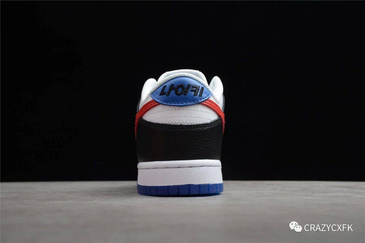 鞋材|耐克白红蓝鸳鸯 Nike Dunk Low South Korea 限定板鞋