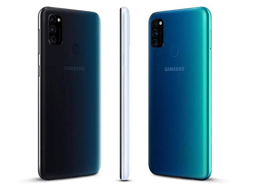 超长续航三星galaxy m30s配置了6000mah的大电池,但手机的设计并没有