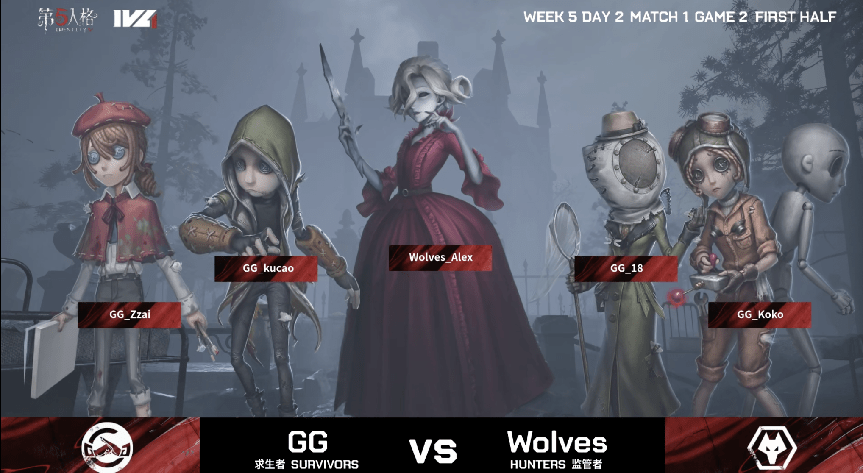 先知|第五人格2021IVL夏季赛常规赛GG vs Wolves第二局