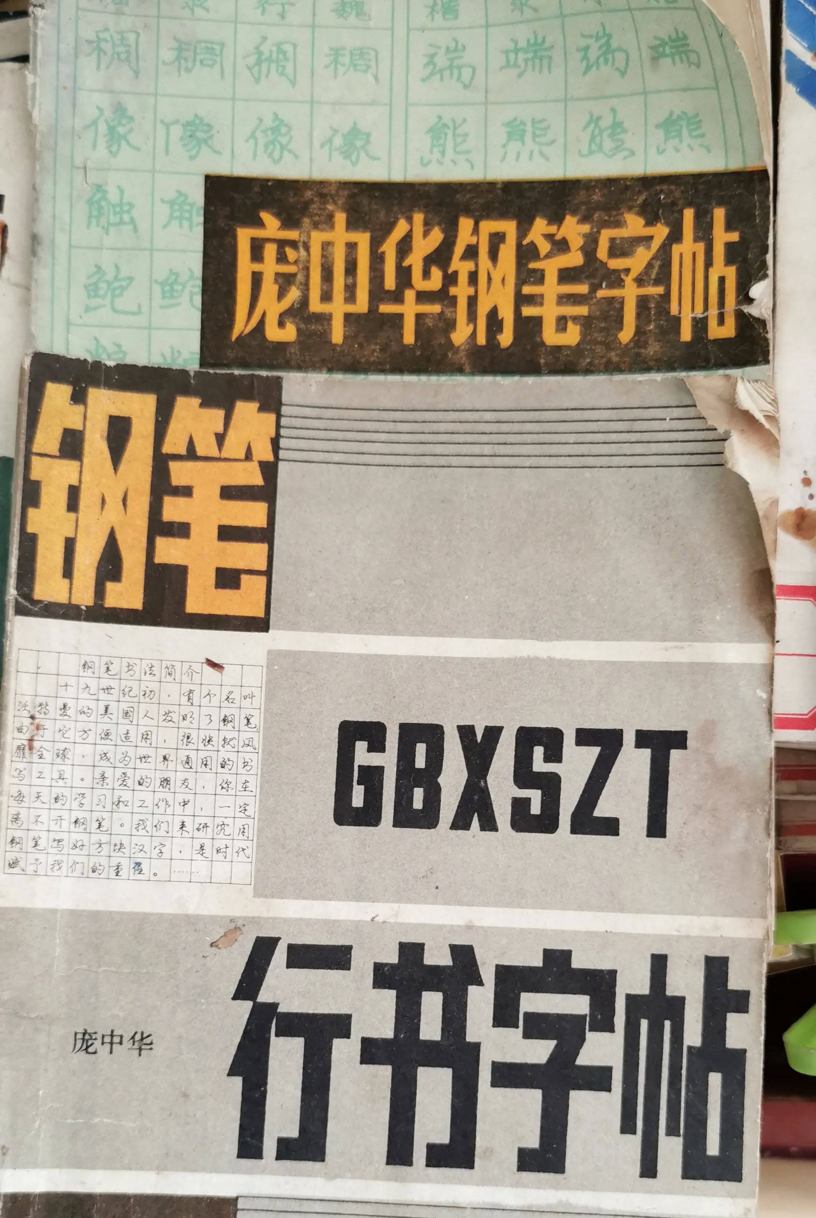 1985年出版的《庞中华钢笔字帖》你还在练习?自成一体,独步书坛