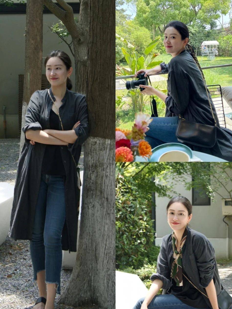 牛仔|过40岁的女人衣服买再多，夏季不如穿好基础款，简约舒适还显气质