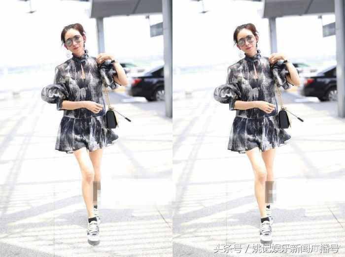 林志玲|44岁林志玲豁出去了！丸子头配裙装真显嫩，网友：说她18岁你信吗