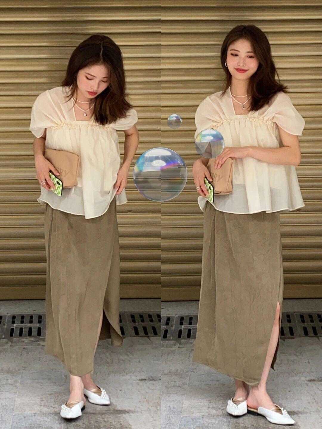 感觉|158cm女孩子却穿出高级感，衬衫搭配半身裙显高显瘦，还精致时髦