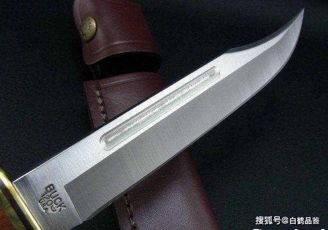 品鉴美国巴克buck120brs长款经典猎刀