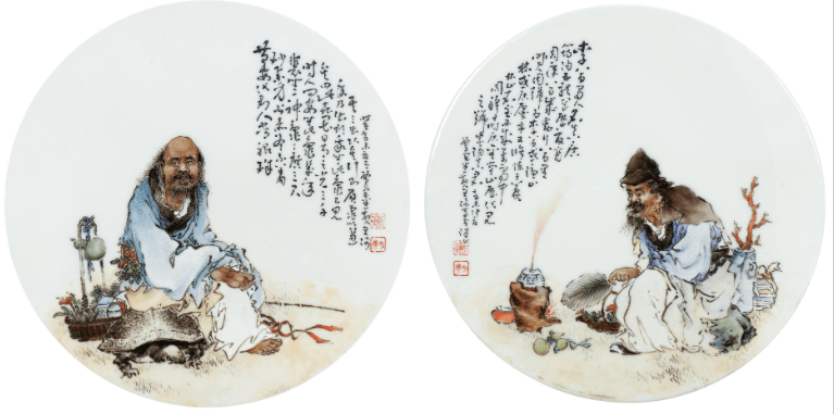“珠山八友”瓷板画的收藏价值_手机搜狐网