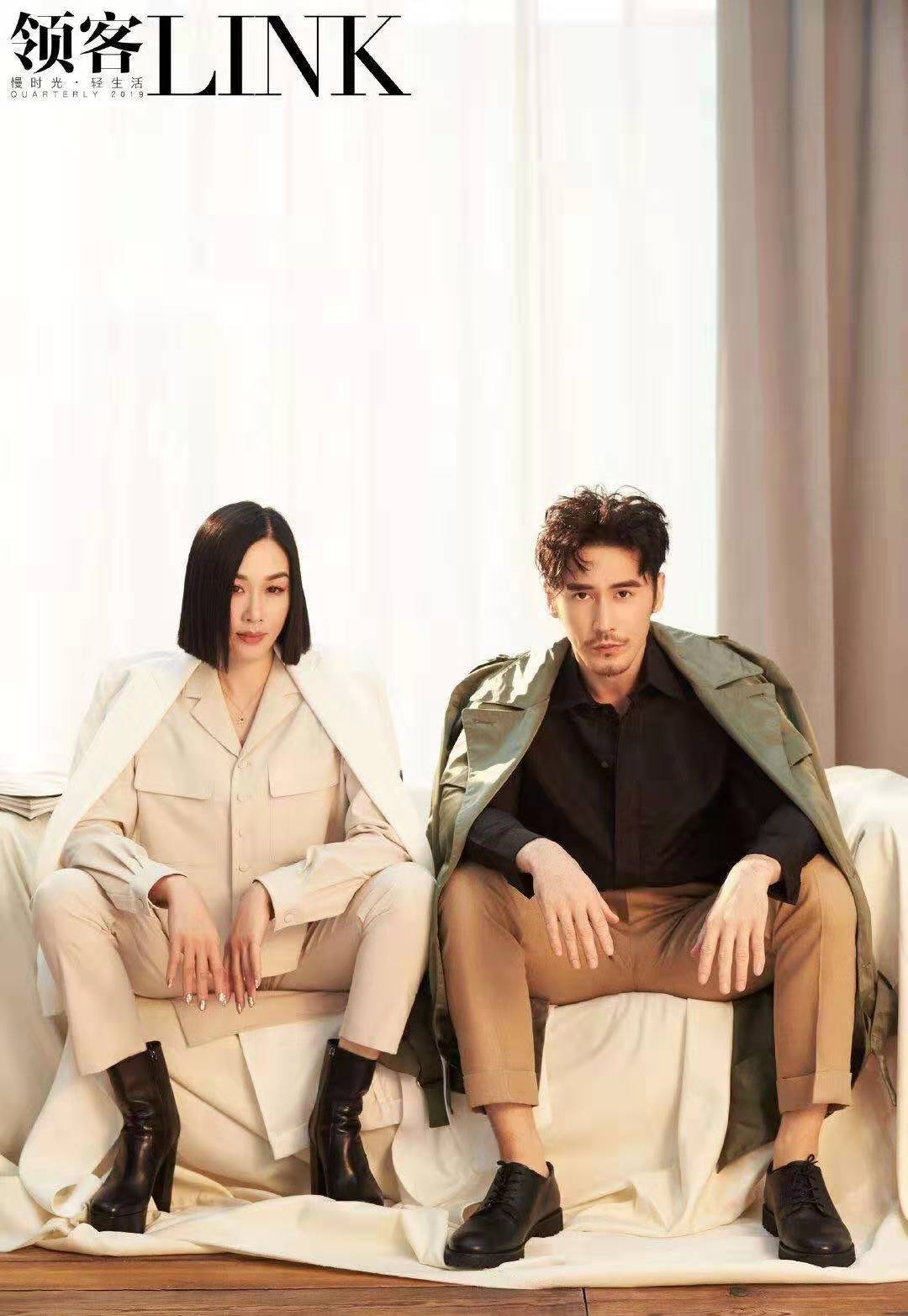 身材|钟丽缇夫妇七夕时尚大片，抹胸俏皮裙穿出时尚女人味，美得想增肥