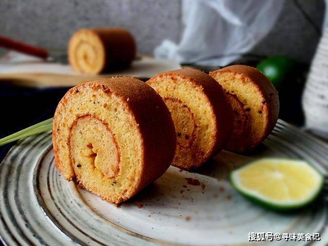 油纸|吃过多种多样的蛋糕卷？但你吃过这样小清新的蛋糕卷吗？
