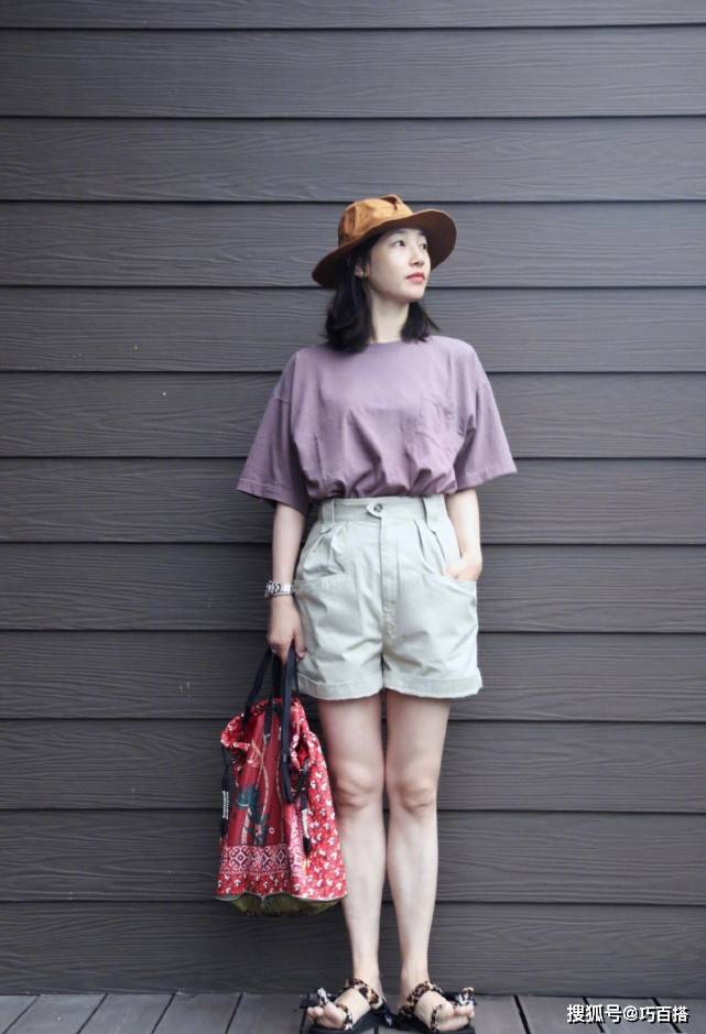 真高|白百何私服借鉴性真高，休闲时尚又舒适，上班上学都能学