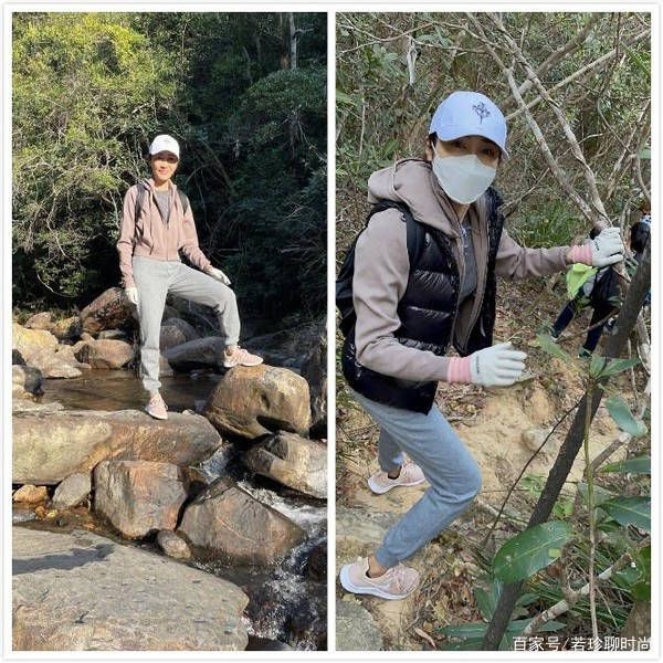 颜色|黎姿的穿搭太正常了，穿裙子配运动鞋，行动方便看着还年轻