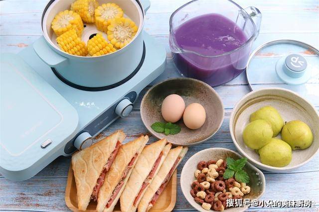 小孩|早上不偷懒，少睡20分钟给孩子做早餐，丰盛可口，馋哭隔壁小孩