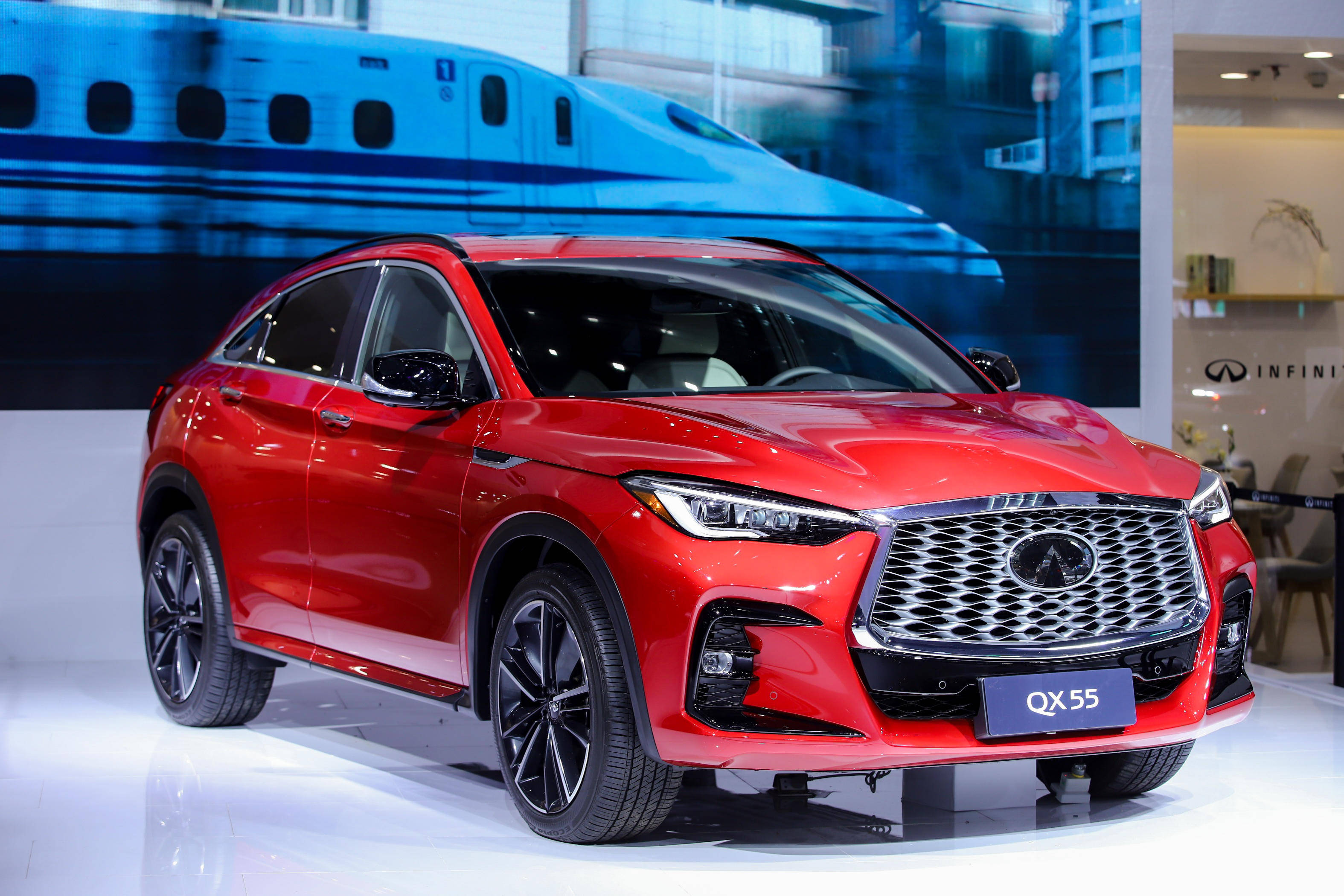 2021粤港澳车展英菲尼迪全新qx55惊艳亮相引车迷关注