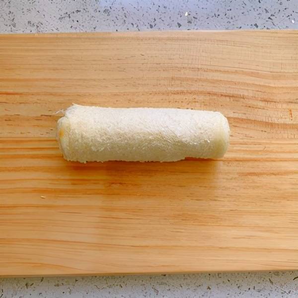 平后|10分钟搞定的营养早餐?火腿吐司卷的做法