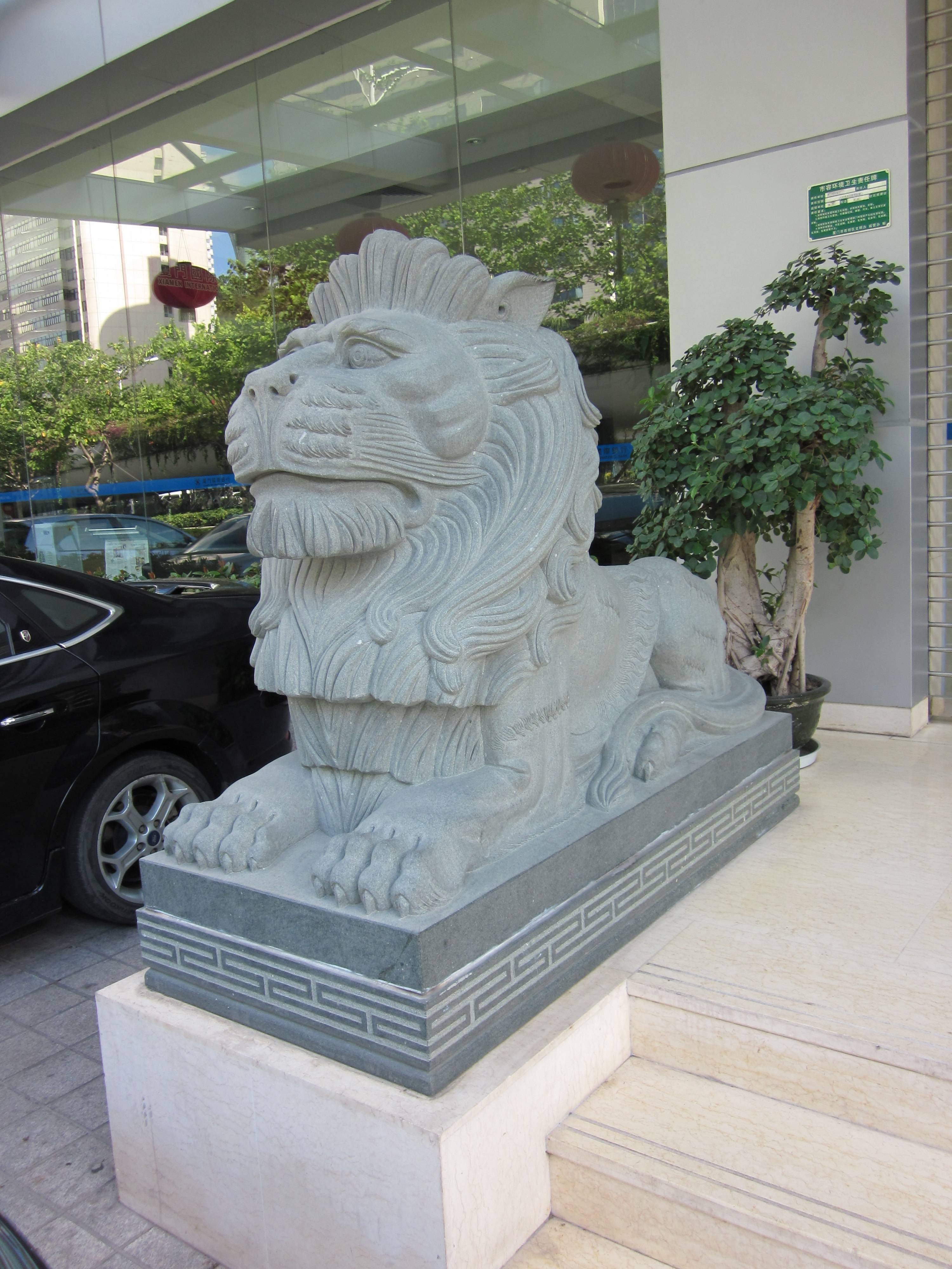 传承石雕文化,石狮子造型款式_惠安