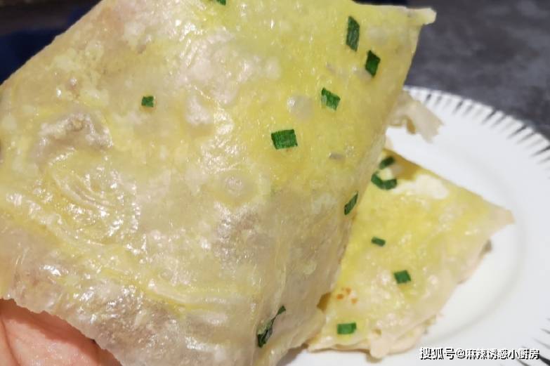 葱花|早餐就馋这饼，一周吃两次，薄如纸，柔软可口，冷热都好吃