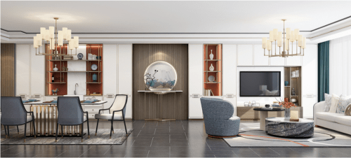 客厅|志邦家居（志邦厨柜）教你客厅的背景墙怎么才能搭出高级感！