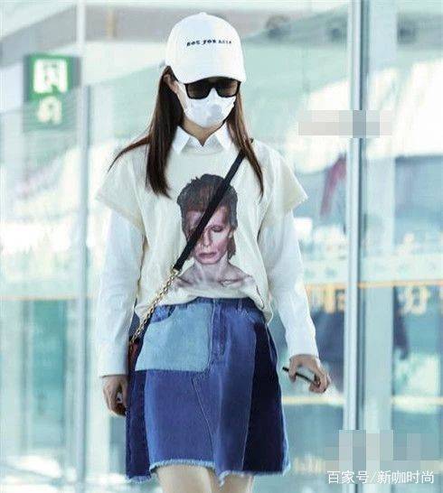 设计|96斤张俪厉害了!穿“半个牛仔裙”就出门,网友:看腿被骗了?