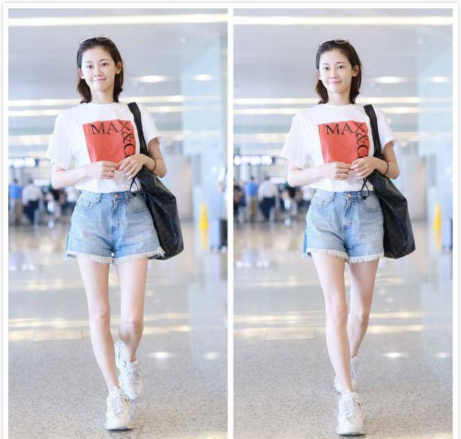 服装|苗苗的颜值是真的高，明明穿的衣服都很普通，不化妆也很有明星范