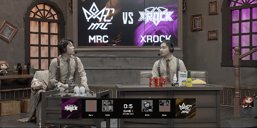 密码机|第五人格2021IVL夏季赛常规赛MRC vs XROCK 第一局