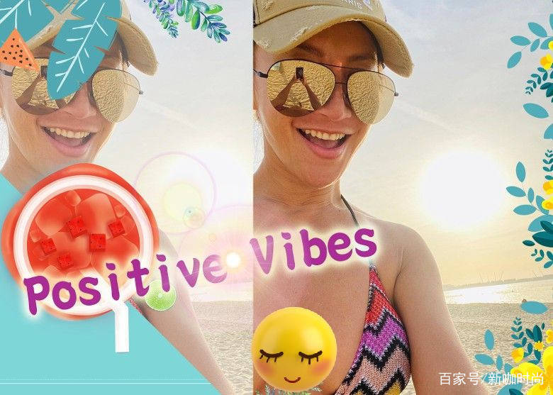 脖子|44岁李玟有“料”也敢秀，身穿彩色比基尼，奈何脖子皱纹太明显