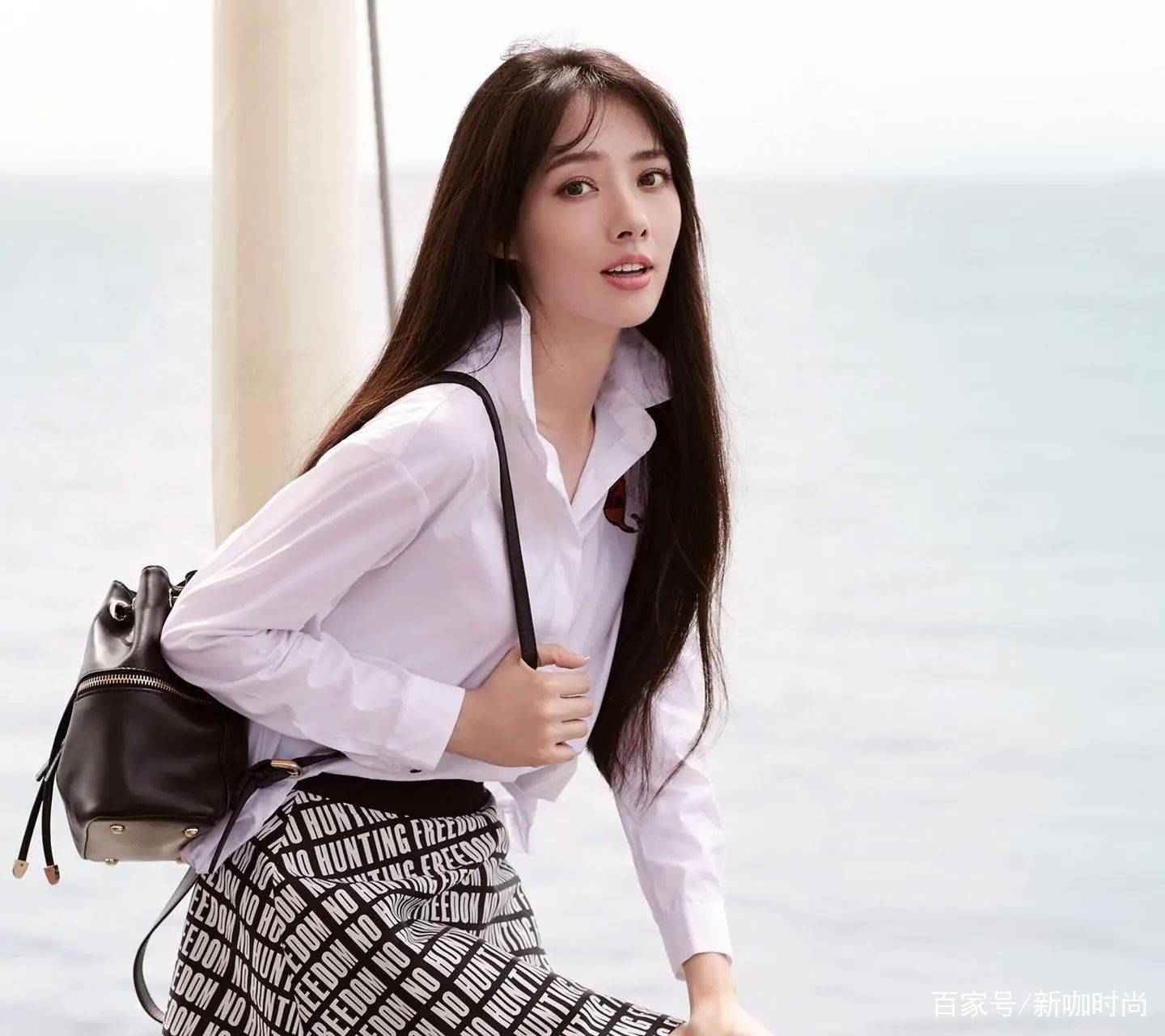 郭碧婷|郭碧婷嫁豪门后更会穿，豹纹上衣搭配阔腿裤，贵妇范出现