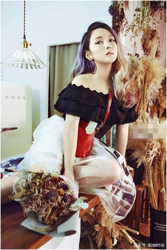 黑色|何洁又胖回来了？趴在地上肚子凸出明显，脸上肉嘟嘟超可爱