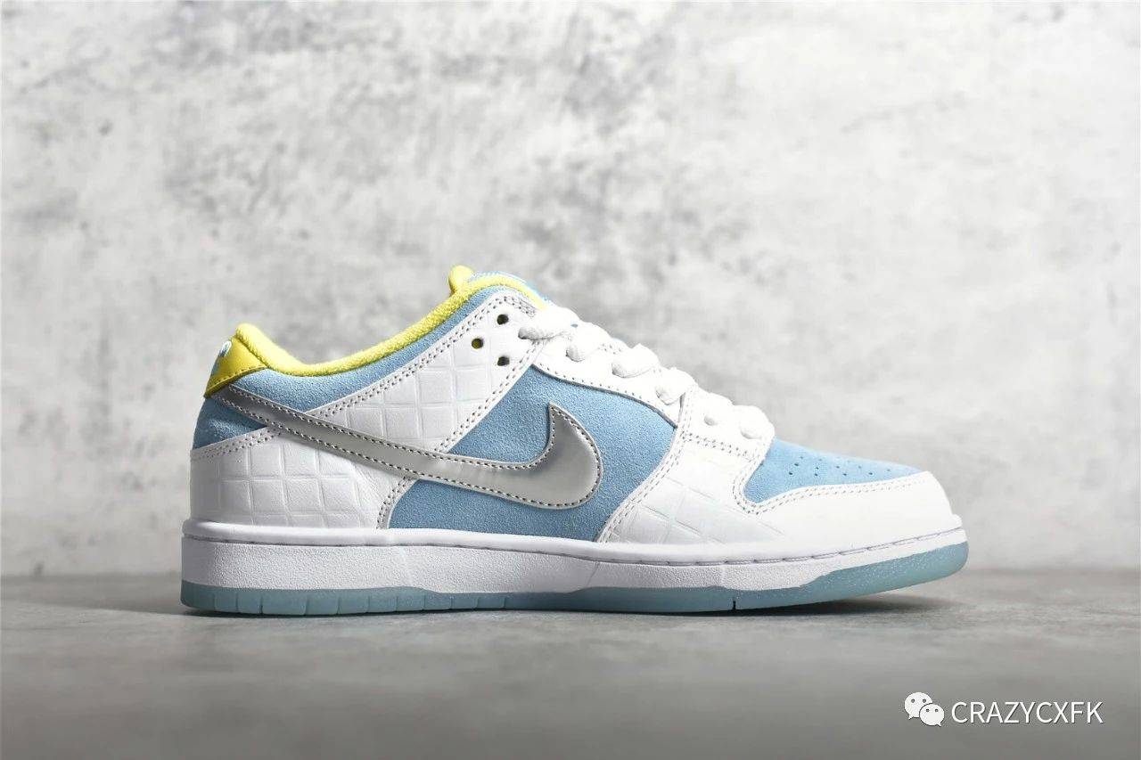 Low|耐克 Nike SB Dunk Low Lagoon Pulse x FTC 白银蓝 汤达人运动鞋评测