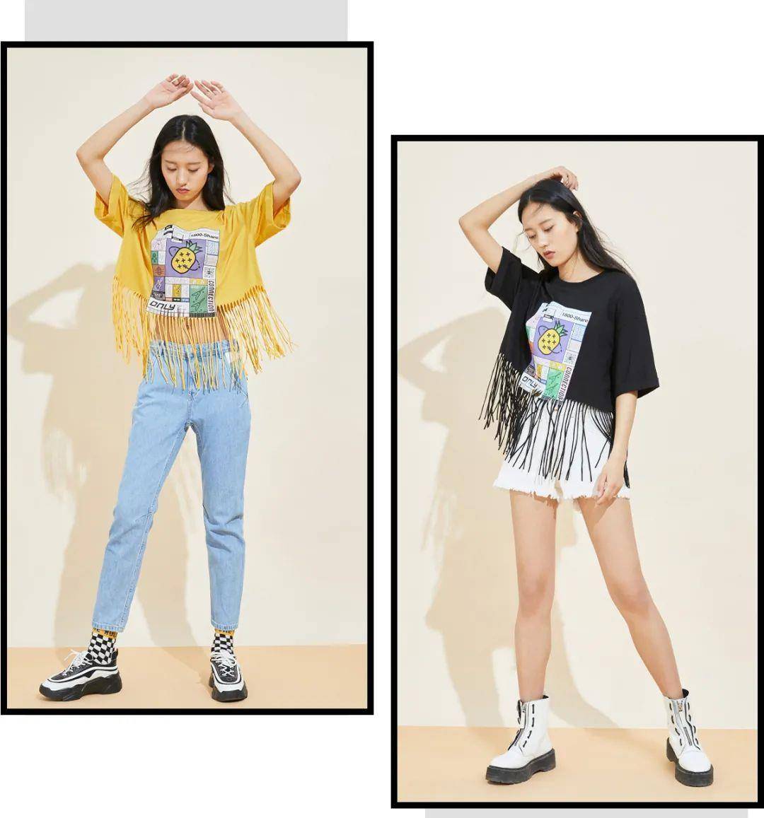 奶油色|T恤这么穿又土又显胖！第二种你一定有，赶紧扔掉！