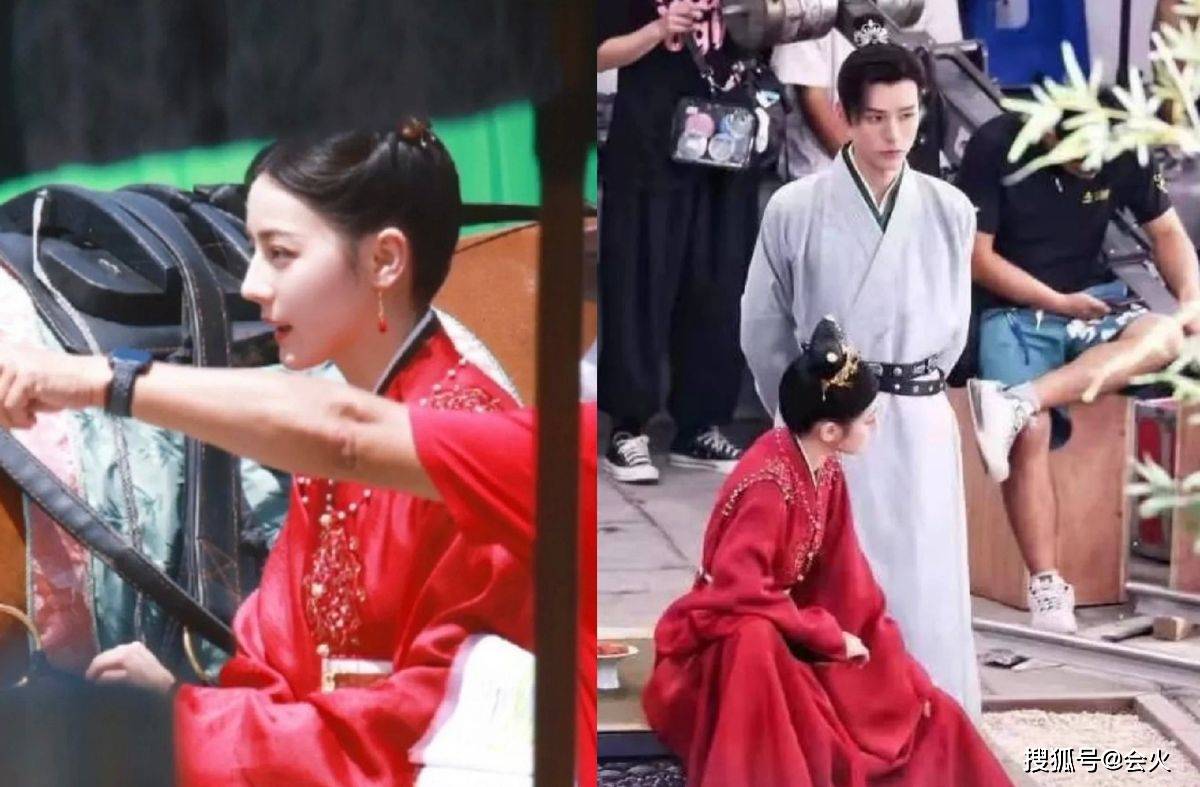 皮肤|迪丽热巴吊带睡衣写真曝光，半跪地上秀长腿，皮肤白净眼神撩人