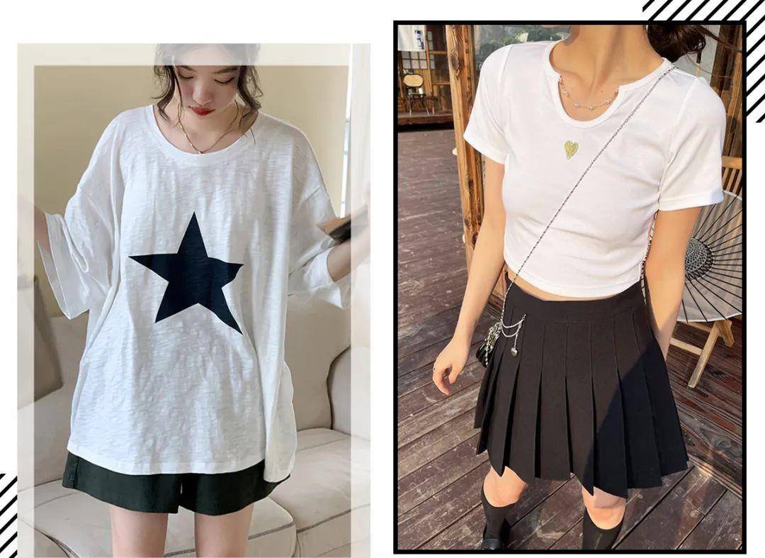 奶油色|T恤这么穿又土又显胖！第二种你一定有，赶紧扔掉！