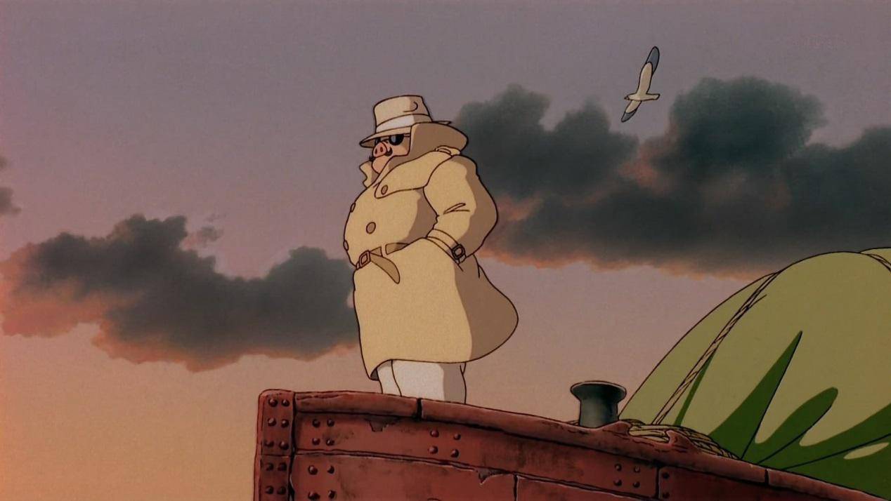 《红猪》这部作品的主角波鲁克在与卡地士的空战中,因为飞机发生了