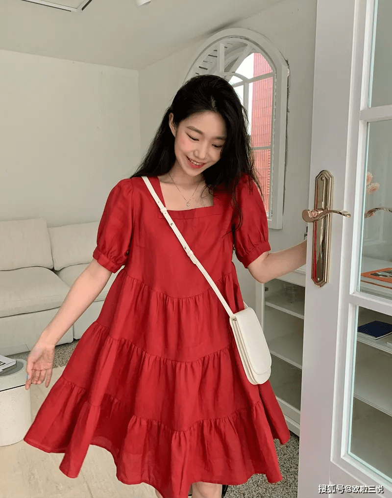 连衣裙|女生夏季穿搭：韩国风格，照着穿就很美！