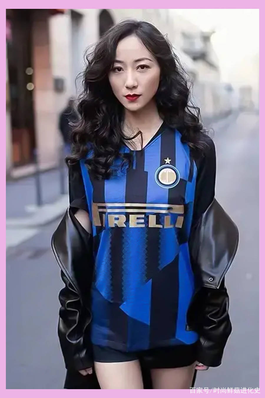 整体|36岁韩雪为装嫩拼了!篮球服搭黑皮衣,长腿秀冷艳气场