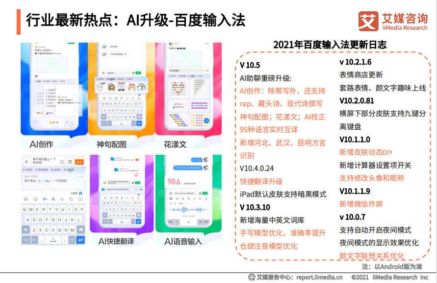 功能|艾媒报告：百度输入法AI助聊升级，AI创作、花漾文、神句配图只为更懂你