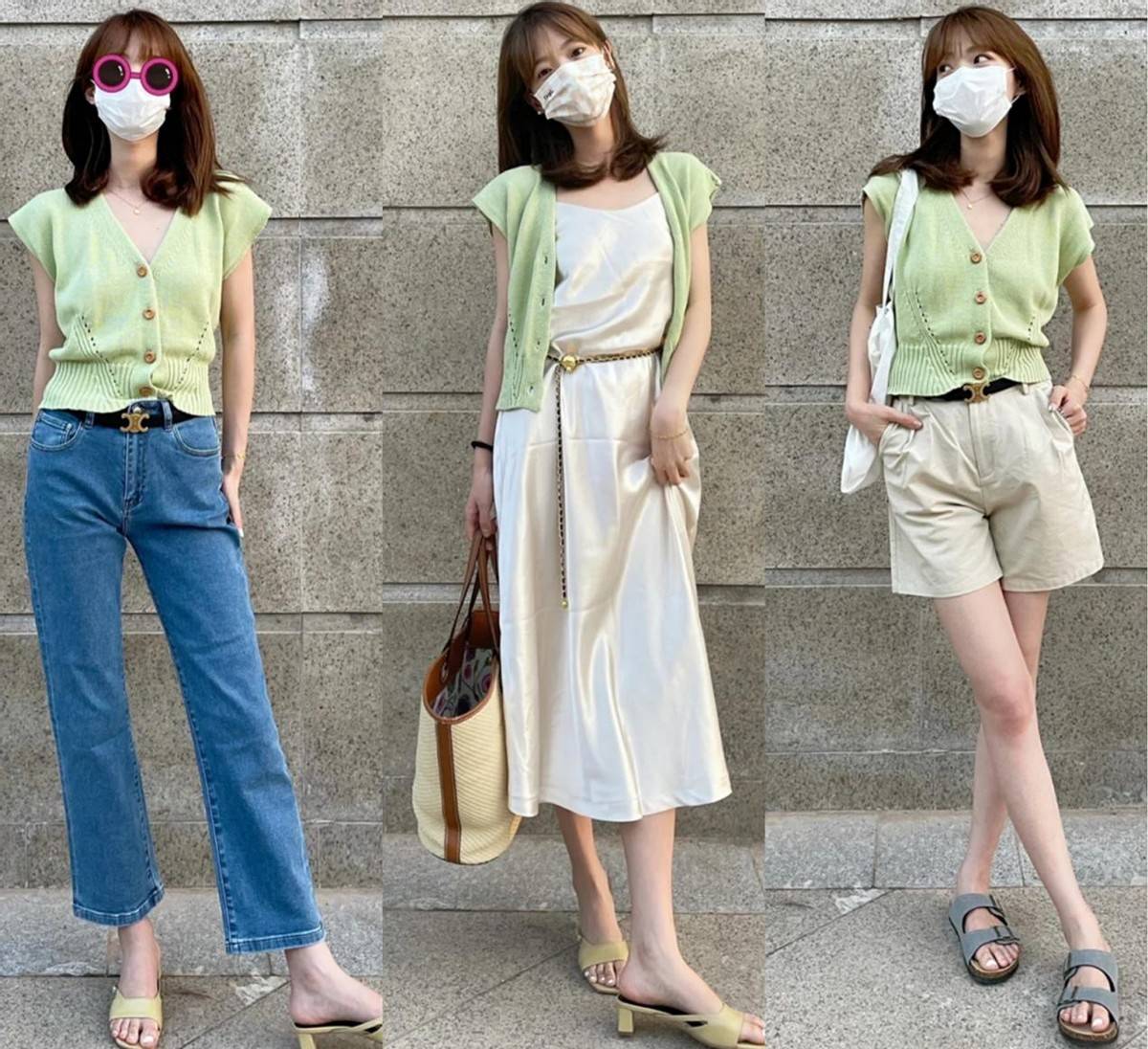 西裤|夏季衣服再多不如会搭,不信看她用实用款穿出好气质,优雅又时尚