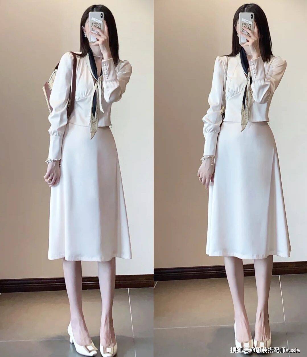 清爽夏日穿搭 只要蓝灰白3种颜色就可以 教你穿出满满的高级感 粉紫色
